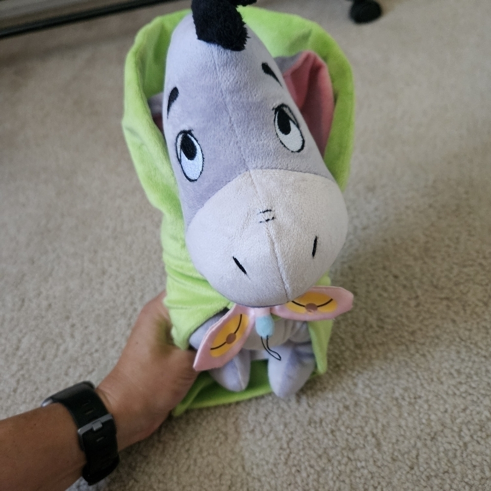 Disney Babies Eeyore In Pouch Winnie The Pooh Small Plush Park Exclusive